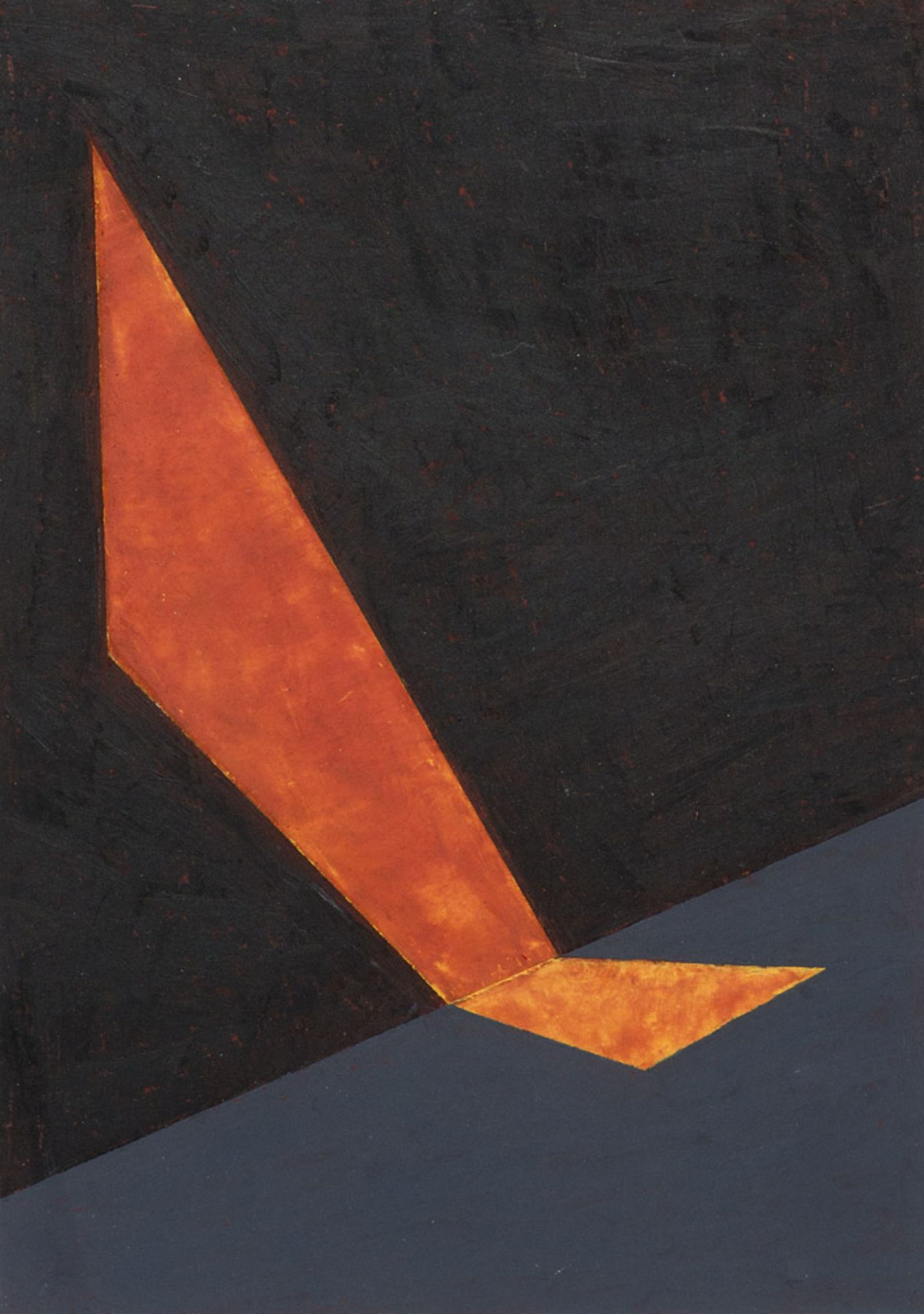 Wächter, Bettina (1969 Troisdorf)o.T. (Licht in Rom). 2016. Ölpastellkreide auf Papier. 21 x 14,7