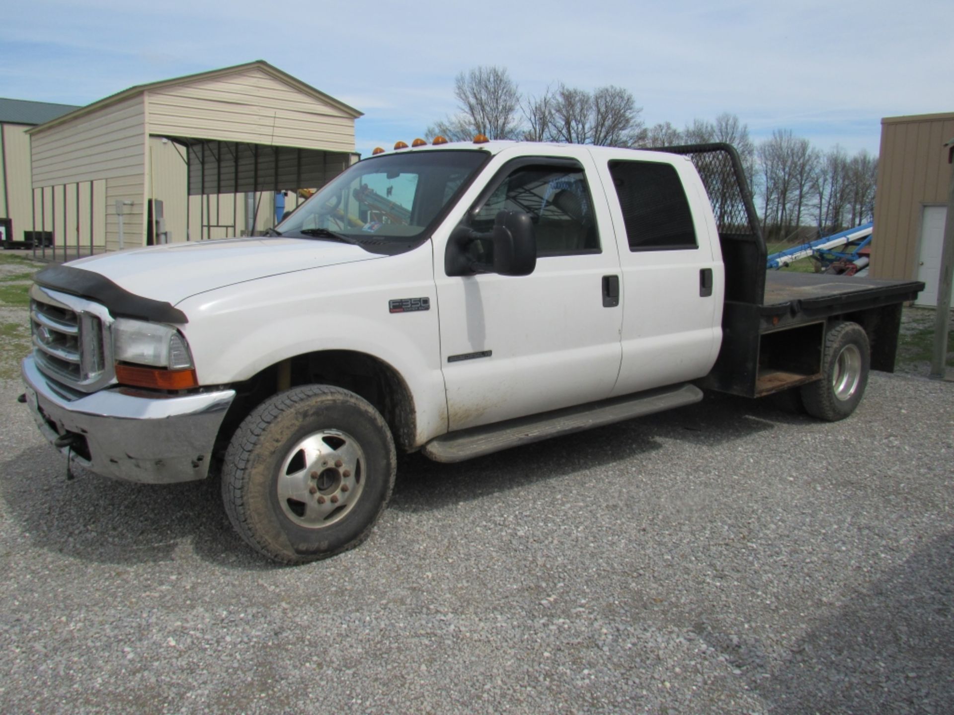 2001 Ford F350 Lariat Flatbed 4wd 7.3 L Powerstroke Diesel Engine - Image 2 of 21