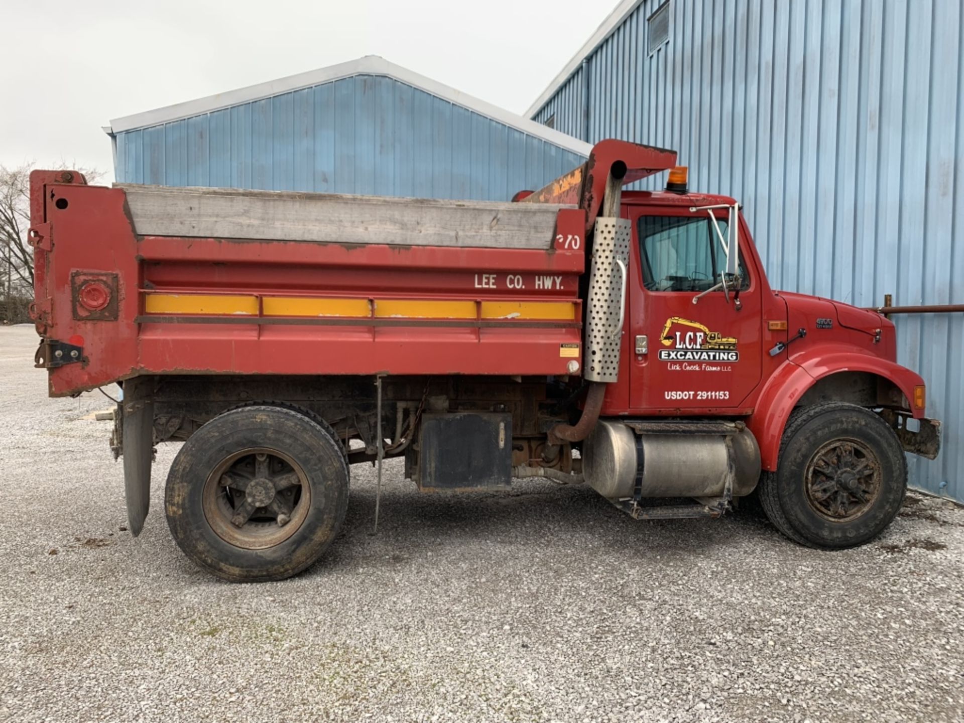 2000 International 4900 DT466E Dump Truck International 466 Motor - Image 6 of 18