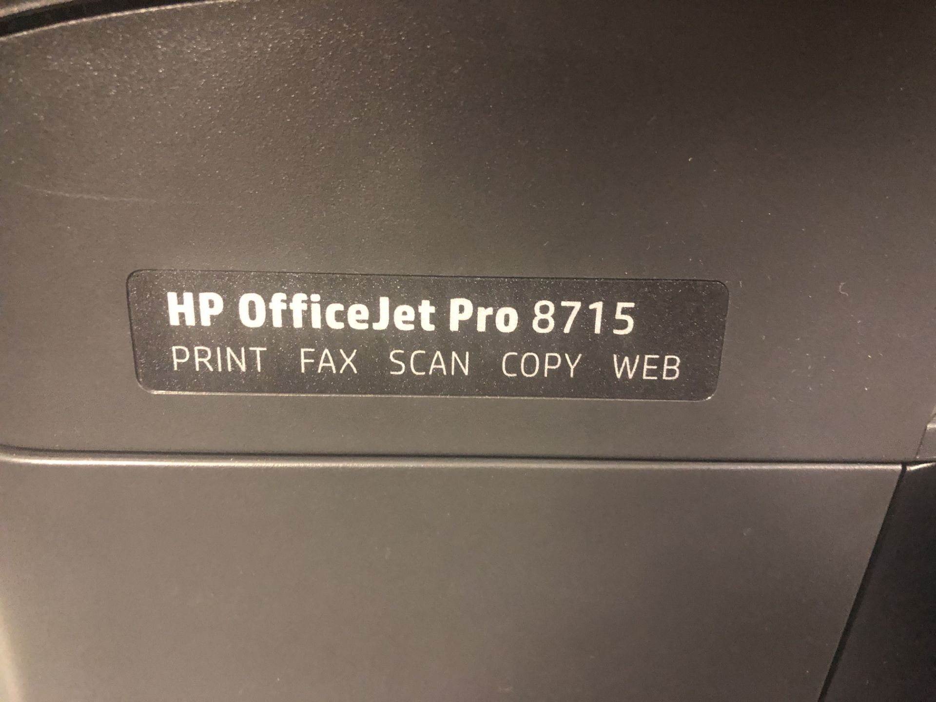 HP Officejet Pro 8715 All-in-One Printer/Copier - Image 4 of 6