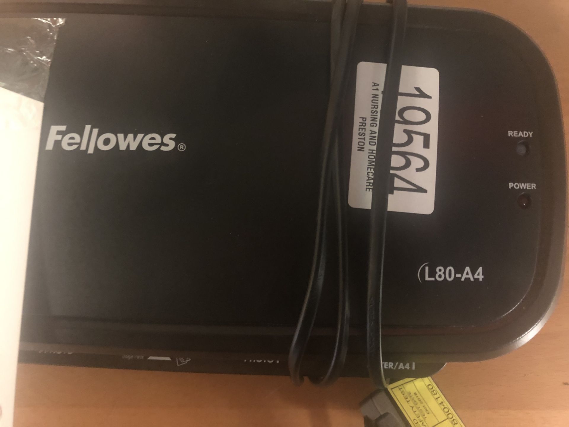 Fellows L80-A4 A4 Laminator - Image 2 of 3