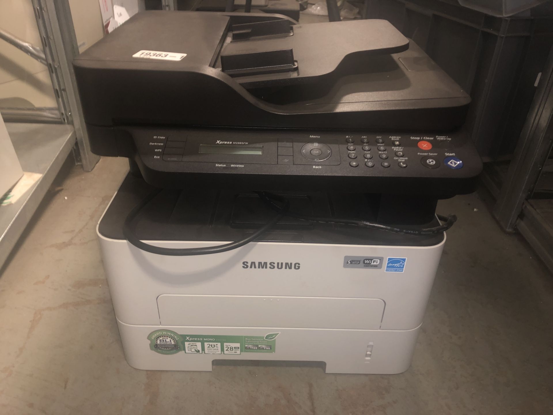 Samsung Xpress M2885FW Multi-Functional Laser Printer/Copier - Image 3 of 6