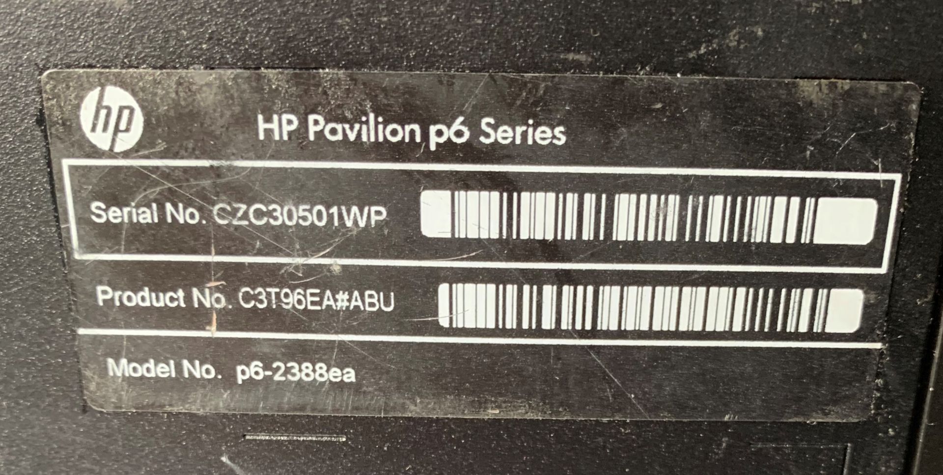HP Pavillion P6 Desktop Computer | AMD A10-5700 APU w/ Radeon HD Graphics - Image 3 of 3