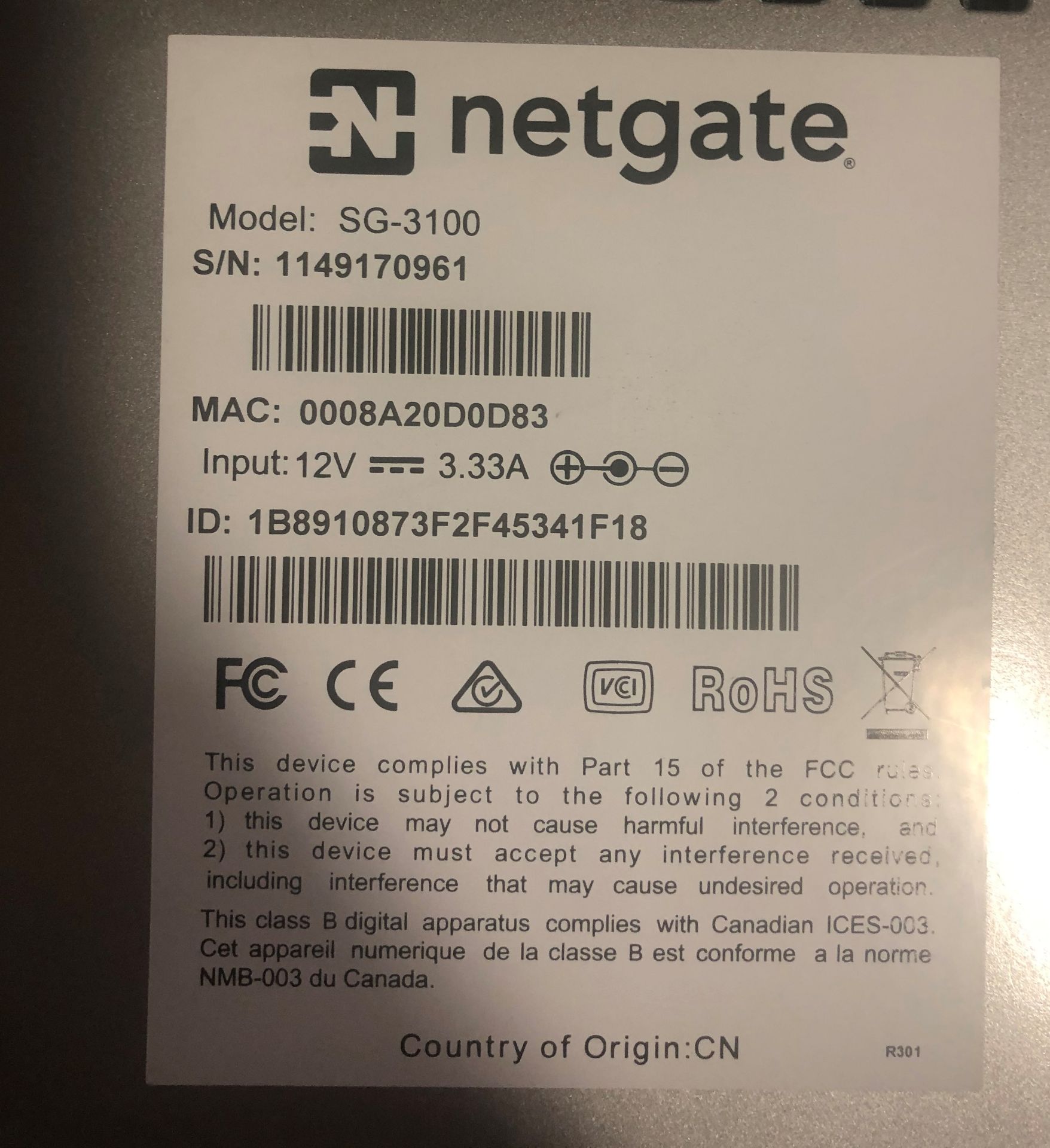 Netgate SG-3100 Firewall Appliance - Image 3 of 3