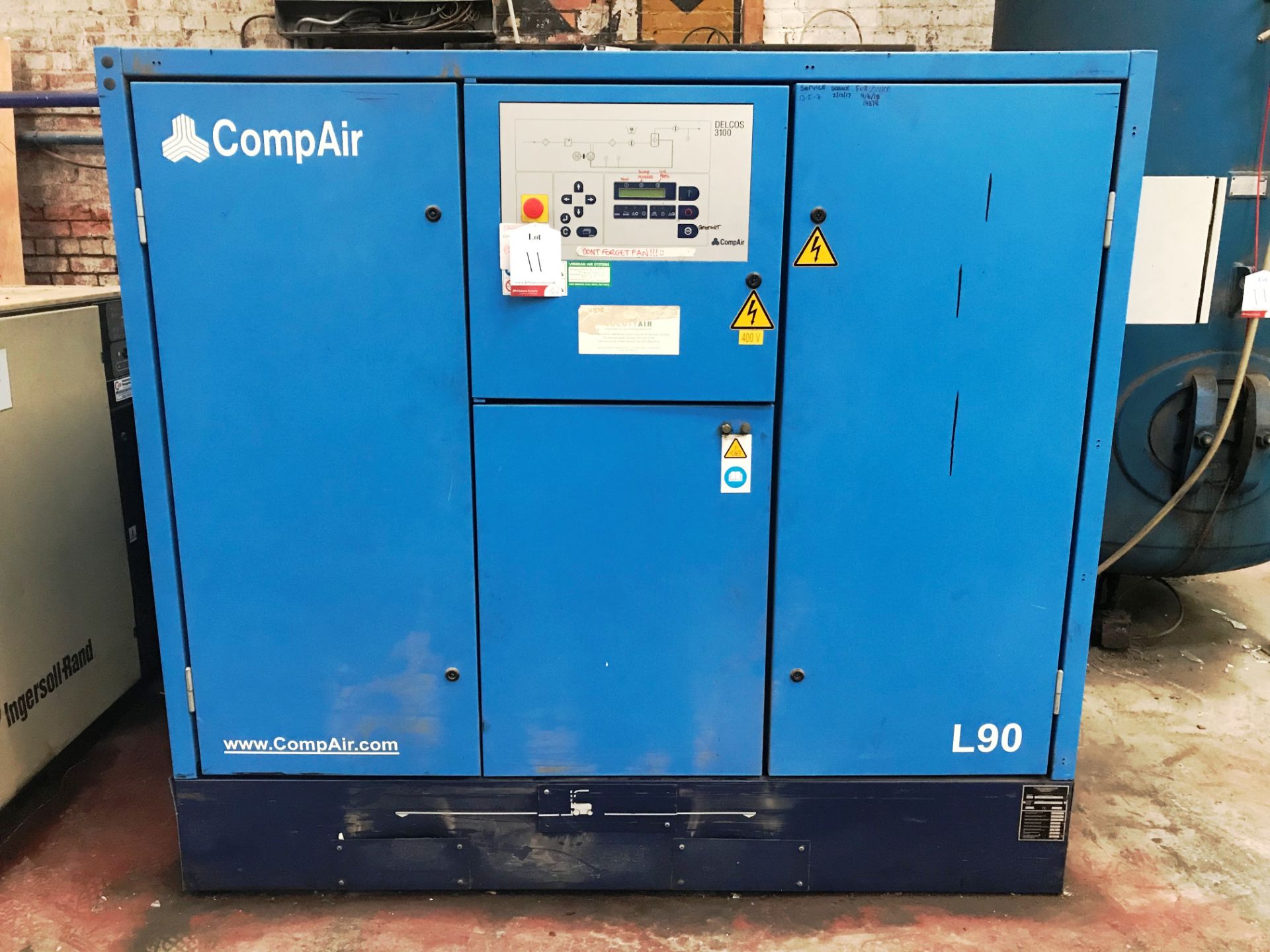 CompAir L90-10A Compressor w/ Abbott & Co Receiving Tank | YOM: 2004 - Image 2 of 10