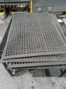 8 x Rubber Non Slip Workstation Mats