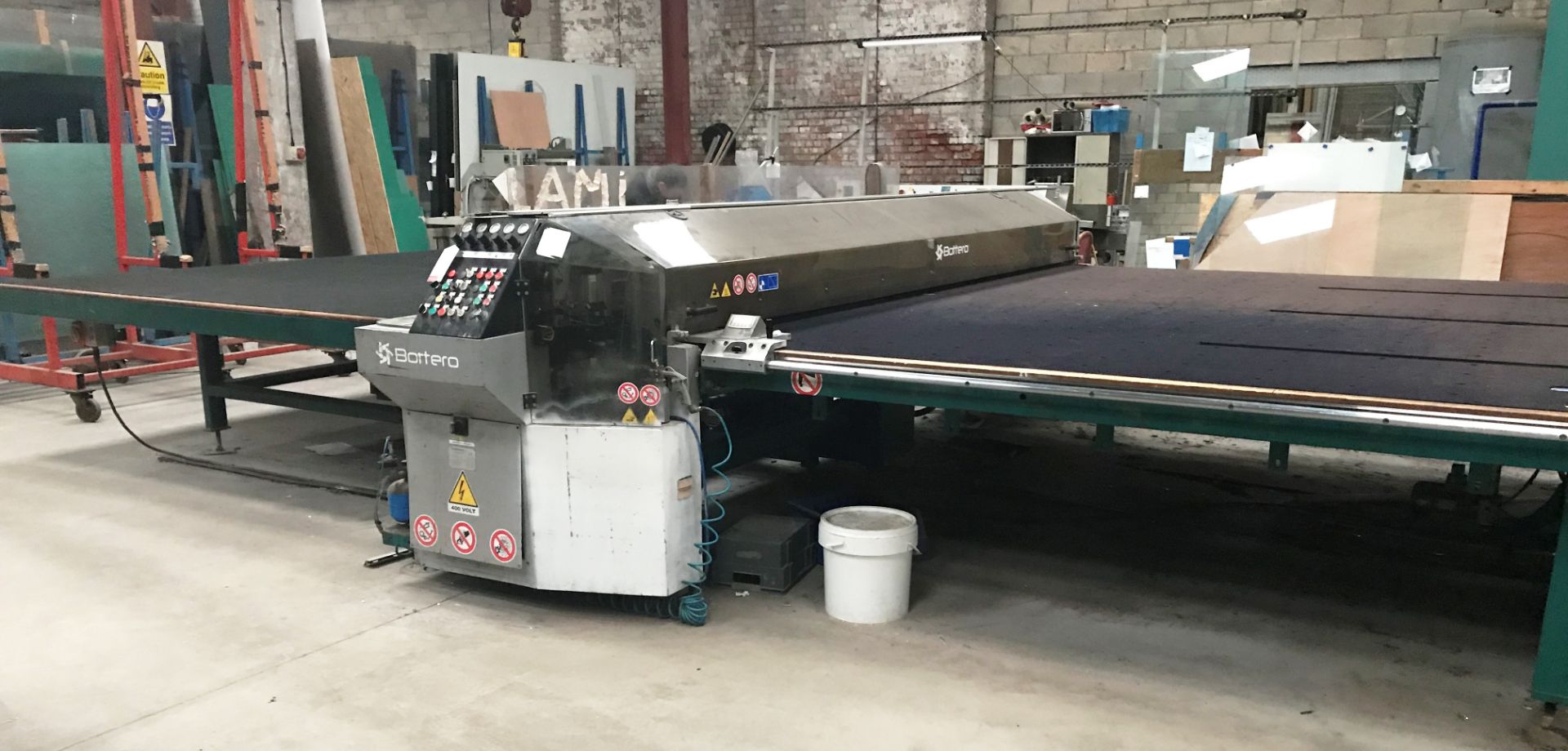 Bottero 511 LAM 37 Semi Auto Laminated Glass Cutting Table | YOM: 2008 - Image 8 of 10