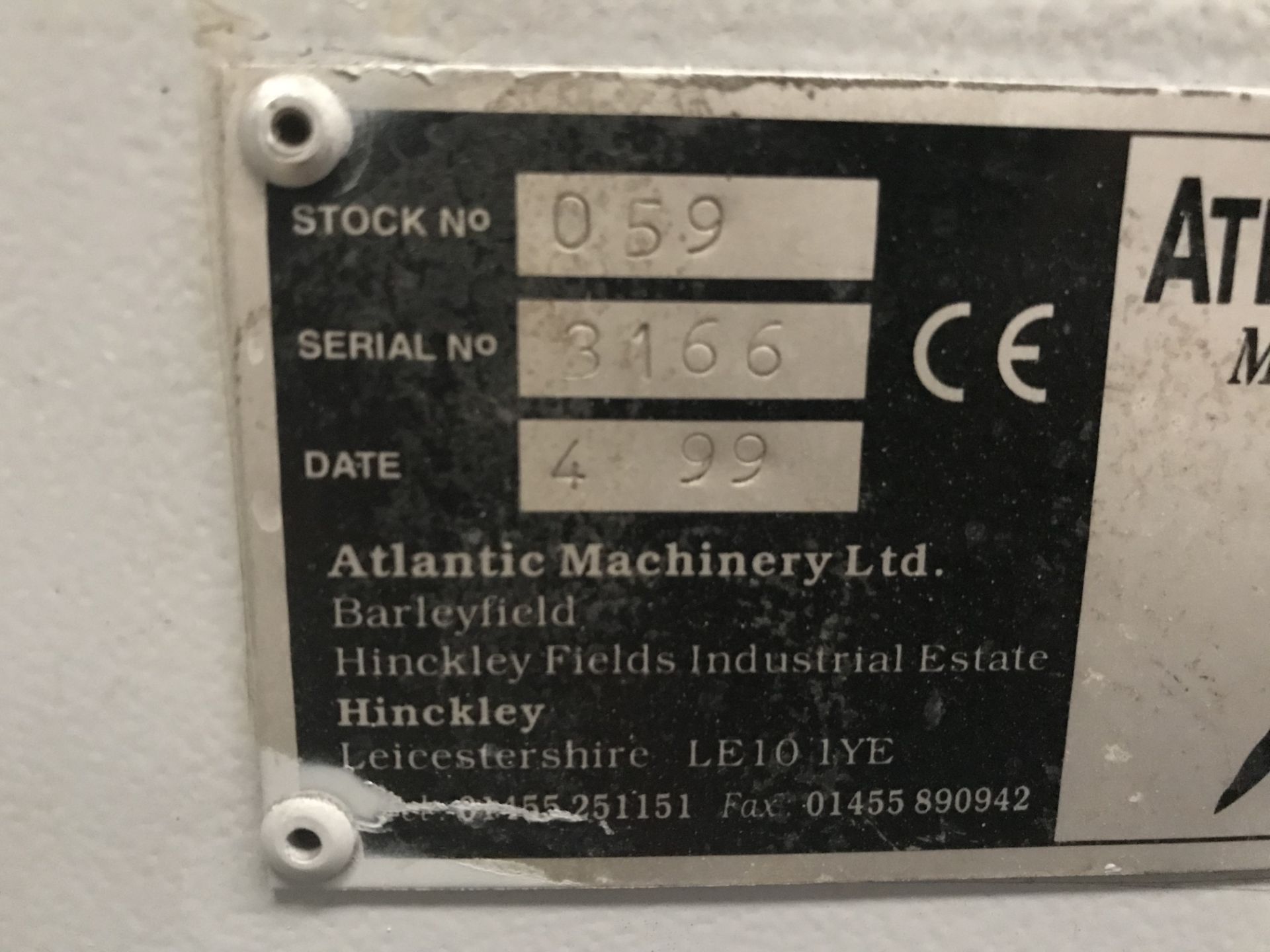 Atlantic Machinery Glass Washing Machine | YOM: 1999 - Image 4 of 8