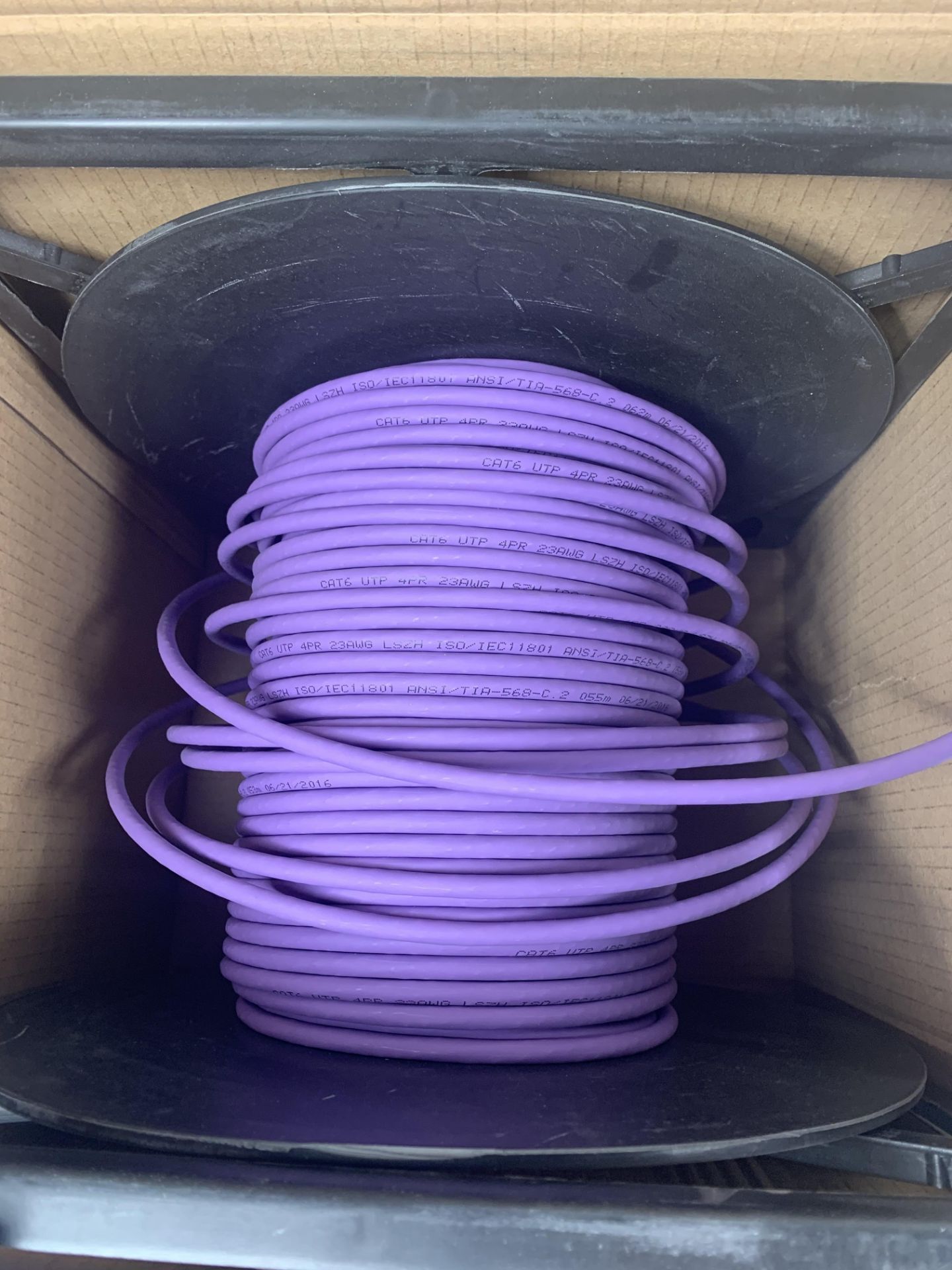 Used reel of cat 6 LSZH cable - Image 2 of 2