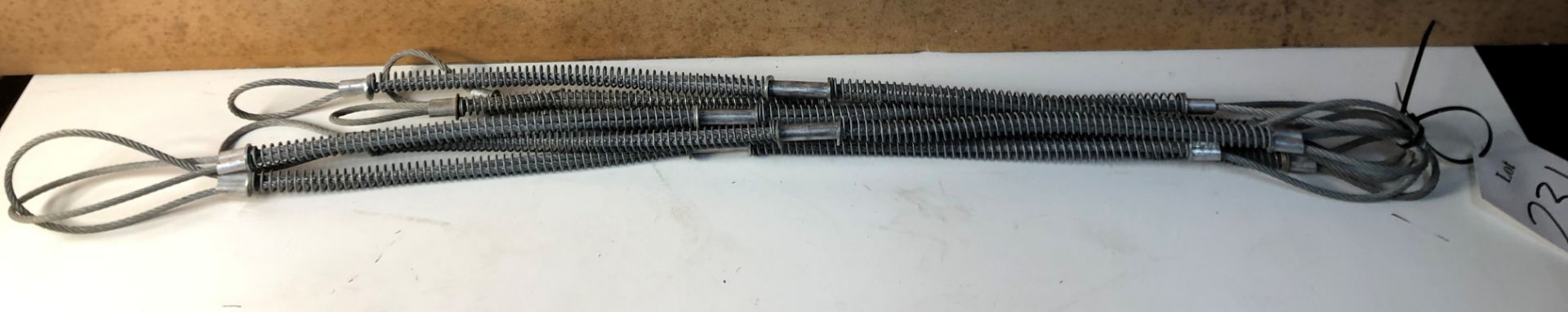 6 x Metal Spring Cables - Image 2 of 2