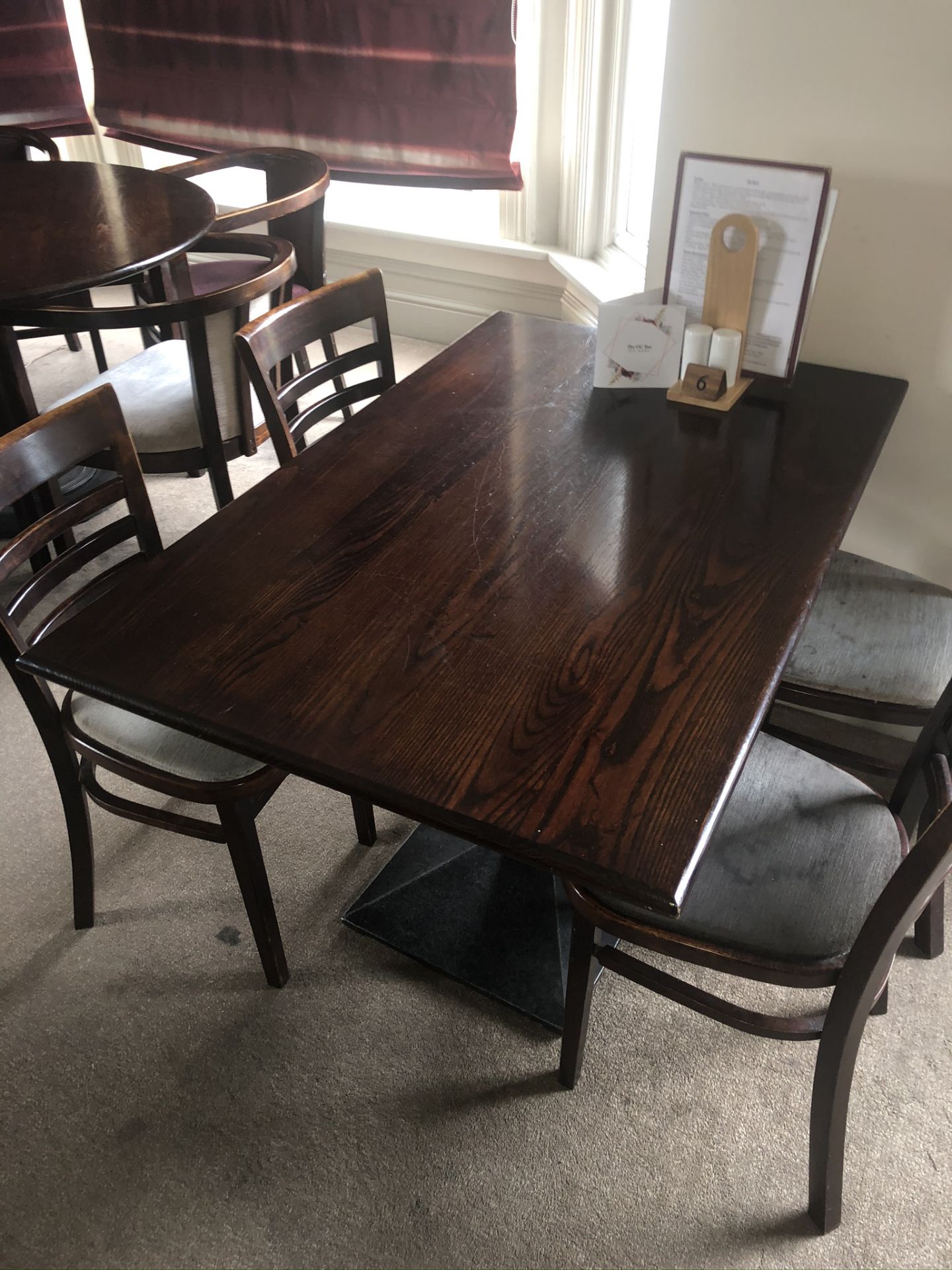 10 x Wooden Dining Tables - Image 6 of 10