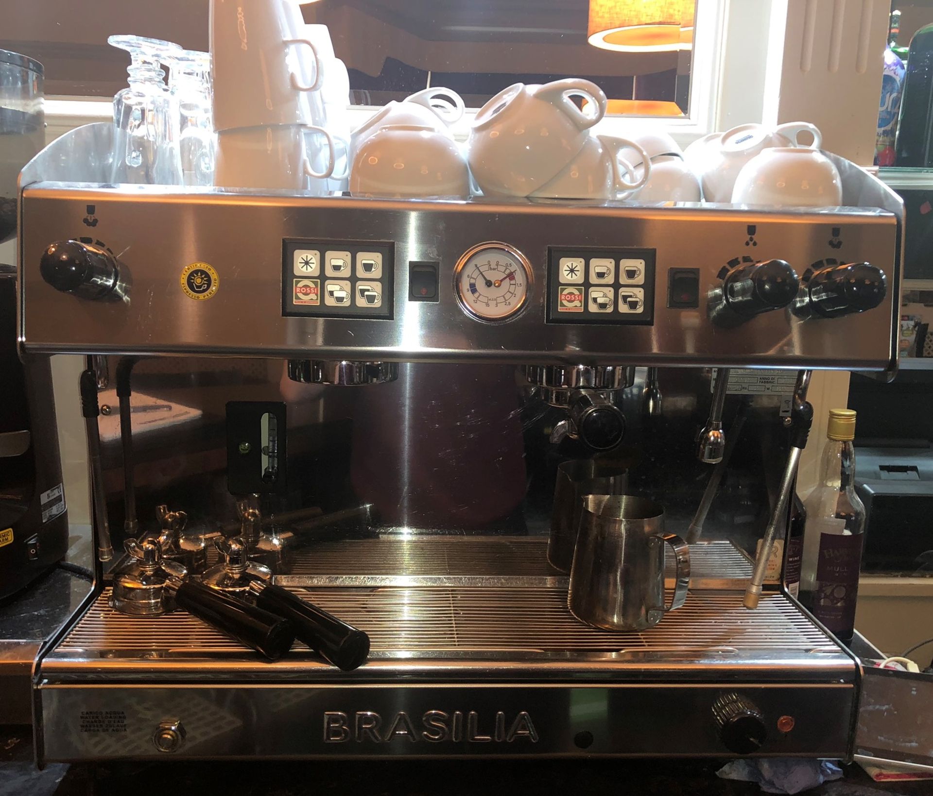 Brasilia Roma 05 2 Group Espresso Coffee Machine w/ Grinder