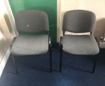 15 x Grey Fabric Office Chairs