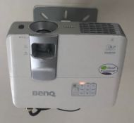 Benq LCD Projector w/ Electric Screen