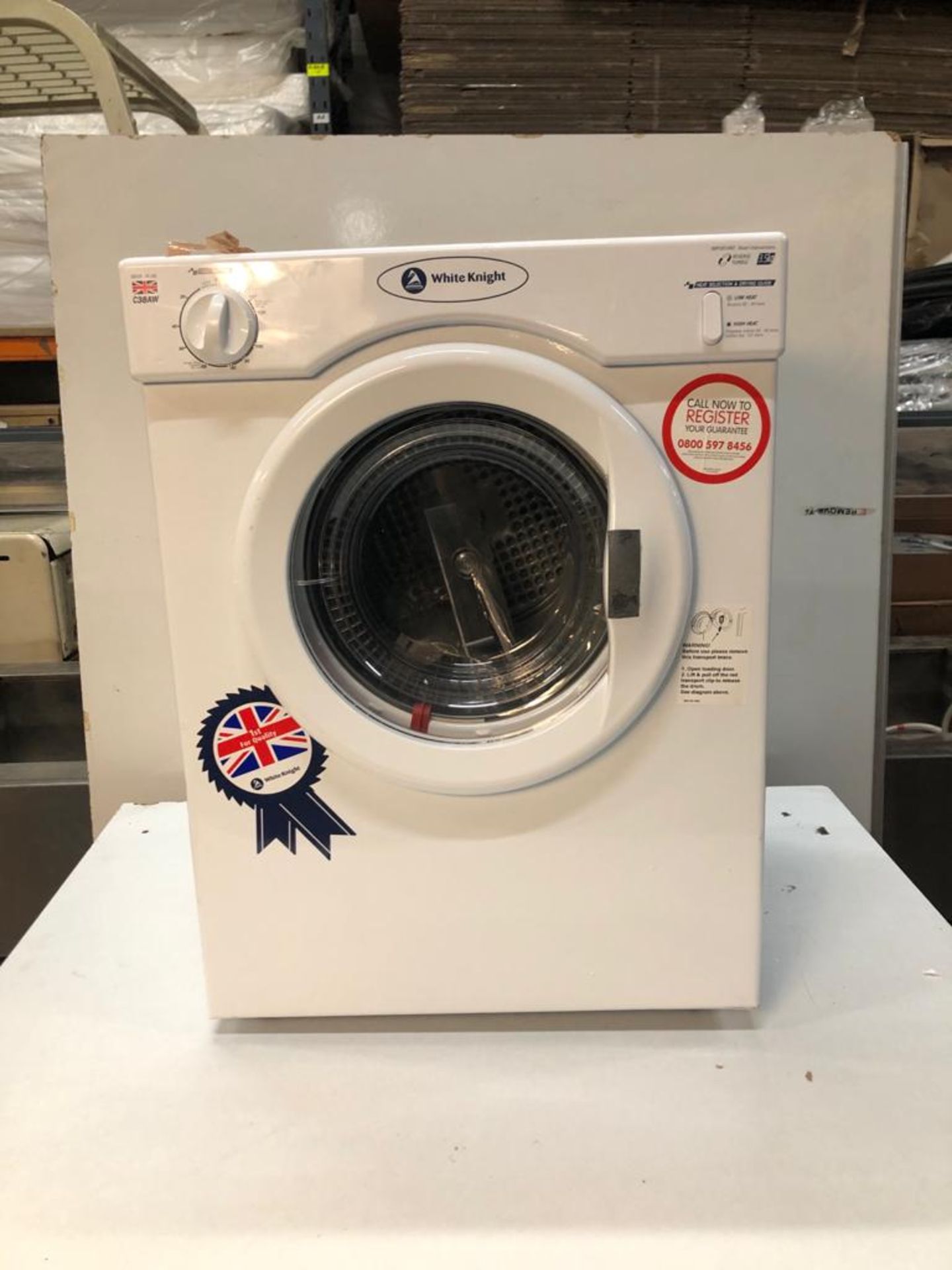 White Knight Vented Tumble Dryer