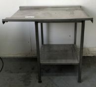 2 Tier stainless steel preperation table