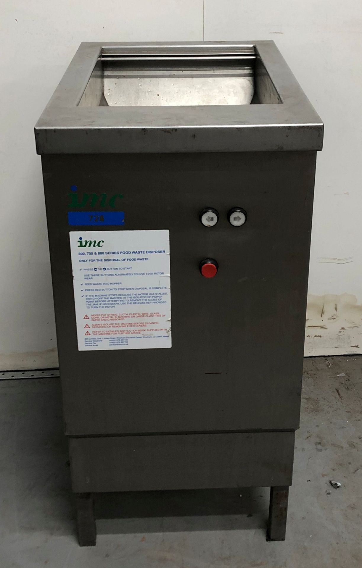 IMC726 Series Food Waste Disposal Unit