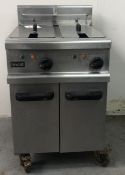 Lincat Dual Tank Basket gas Deep Fryer