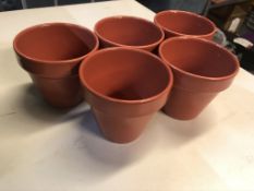 70 x Churchill England 48.5cl Brown Ceramic Plant/Dessert Pots