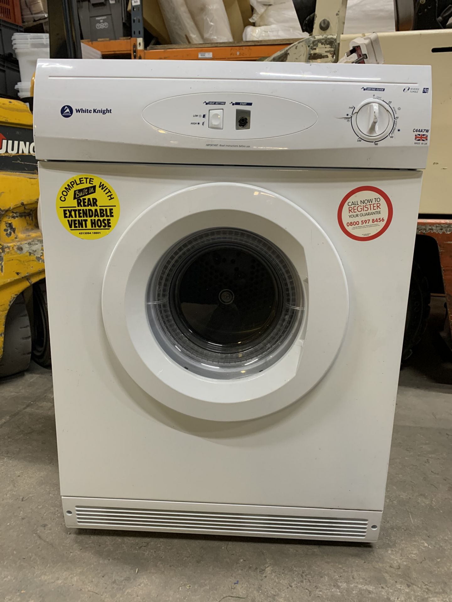 White Knight Vented Tumble Dryer