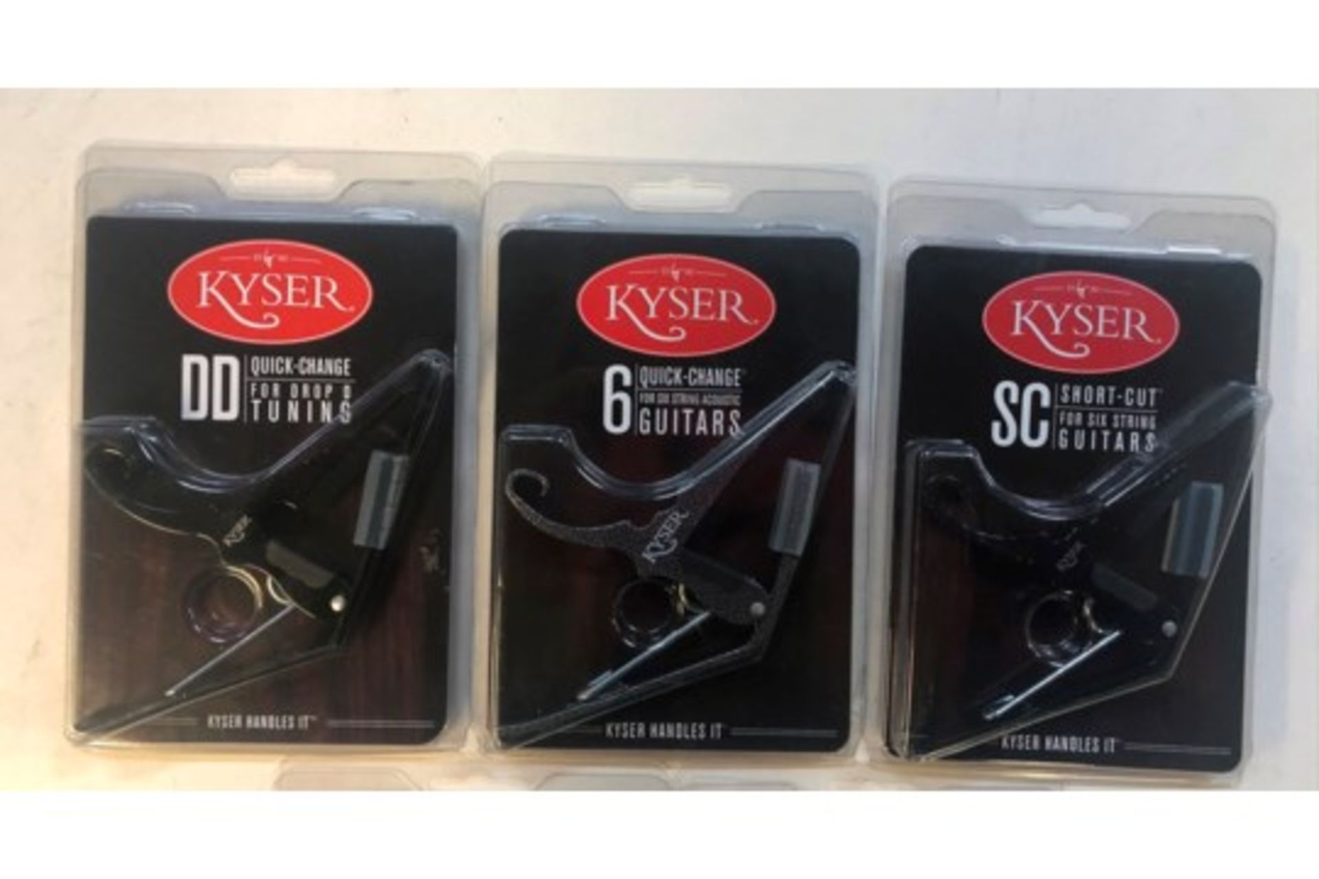 5 x Various Quick-Change Kyser Guitar Capo's - Image 2 of 3