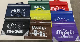 65 x Mapac Duo School Homework Music Bag / Case with Music Note Design RRP £8.99