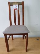 Dark Wood Dining Chair