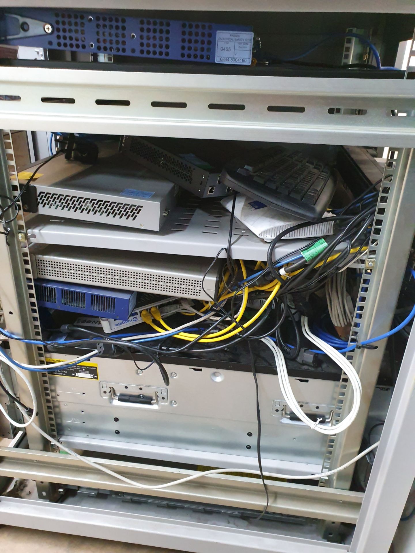 Prism Server Cabinet w/ gigabit switches, modems, KVM, UPS, etc. (see description) - Image 4 of 6