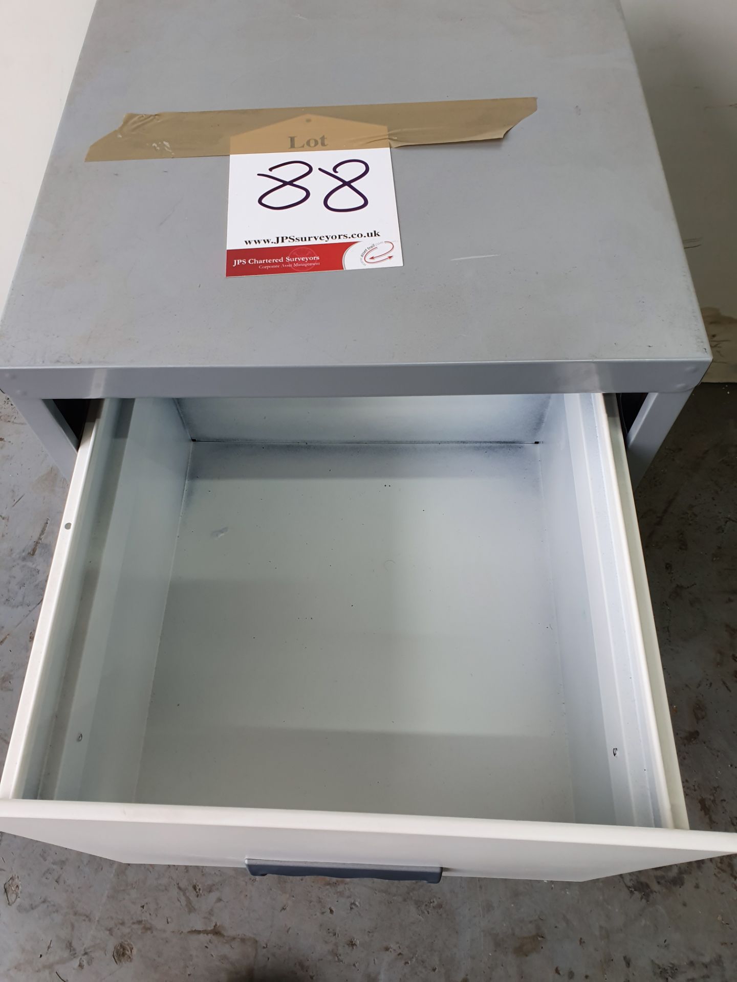 2 Drawer Metal Filing Cabinet - Bild 2 aus 2