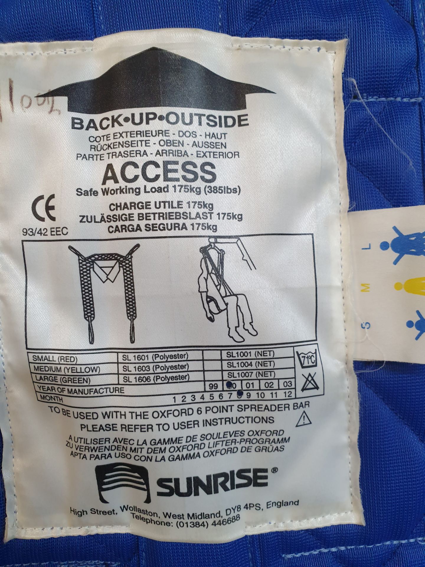 Sunrise Disability Lifting Harnesses - Bild 2 aus 6