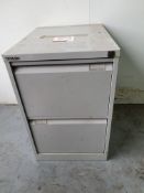 2 Drawer Metal Filing Cabinet