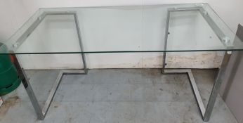 Glass Office Desk