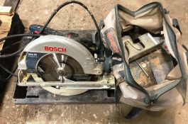 Bosch GKS 85 Hand Held Corded Circular Saw w/ Case & Spare Blade