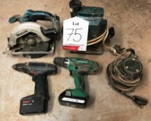 7 x Various Power Tools - As Pictured