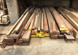 Quantity of Hardwood - Advised to be Sapele