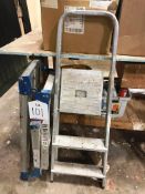 Low Folding Platform & 3 Tread Platform Step Ladder