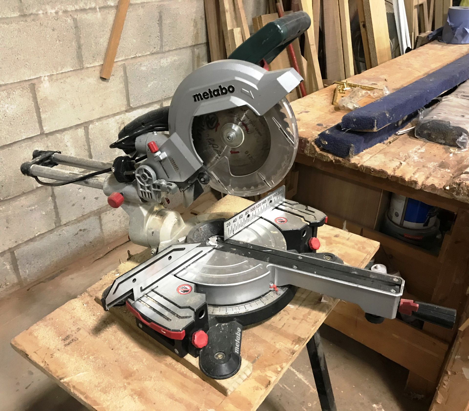 Metabo KGS 216 M Mitre Saw w/ Bench | 220-240v - Image 2 of 3