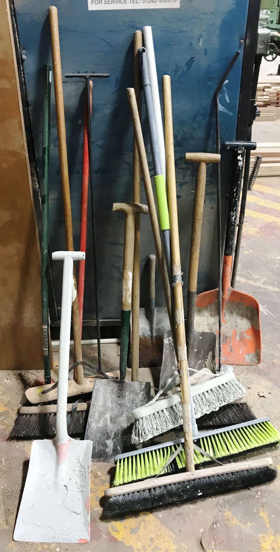 Quantity of Brushes & Shovels