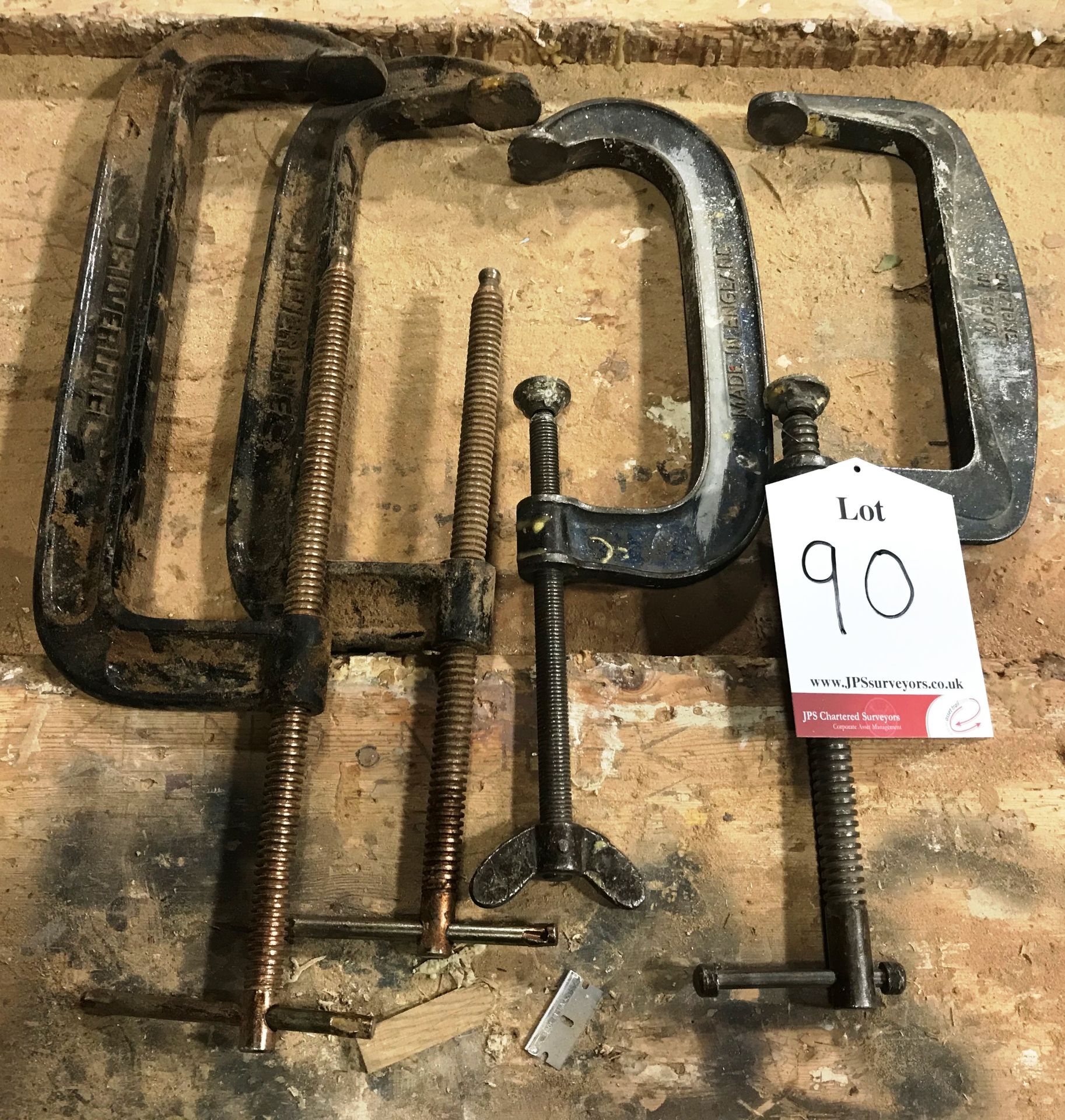 4 x Heavy Duty G Clamps