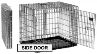 9 x Showman Foldaway Dog Crate with Single Side Door 24". Total RRP £441