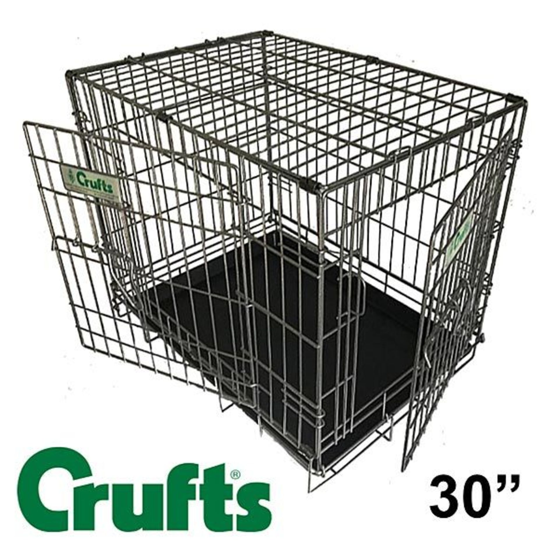 6 x Crufts Two door Crufts Dog Crates - The Kennel Club 30 in. Total RRP £528