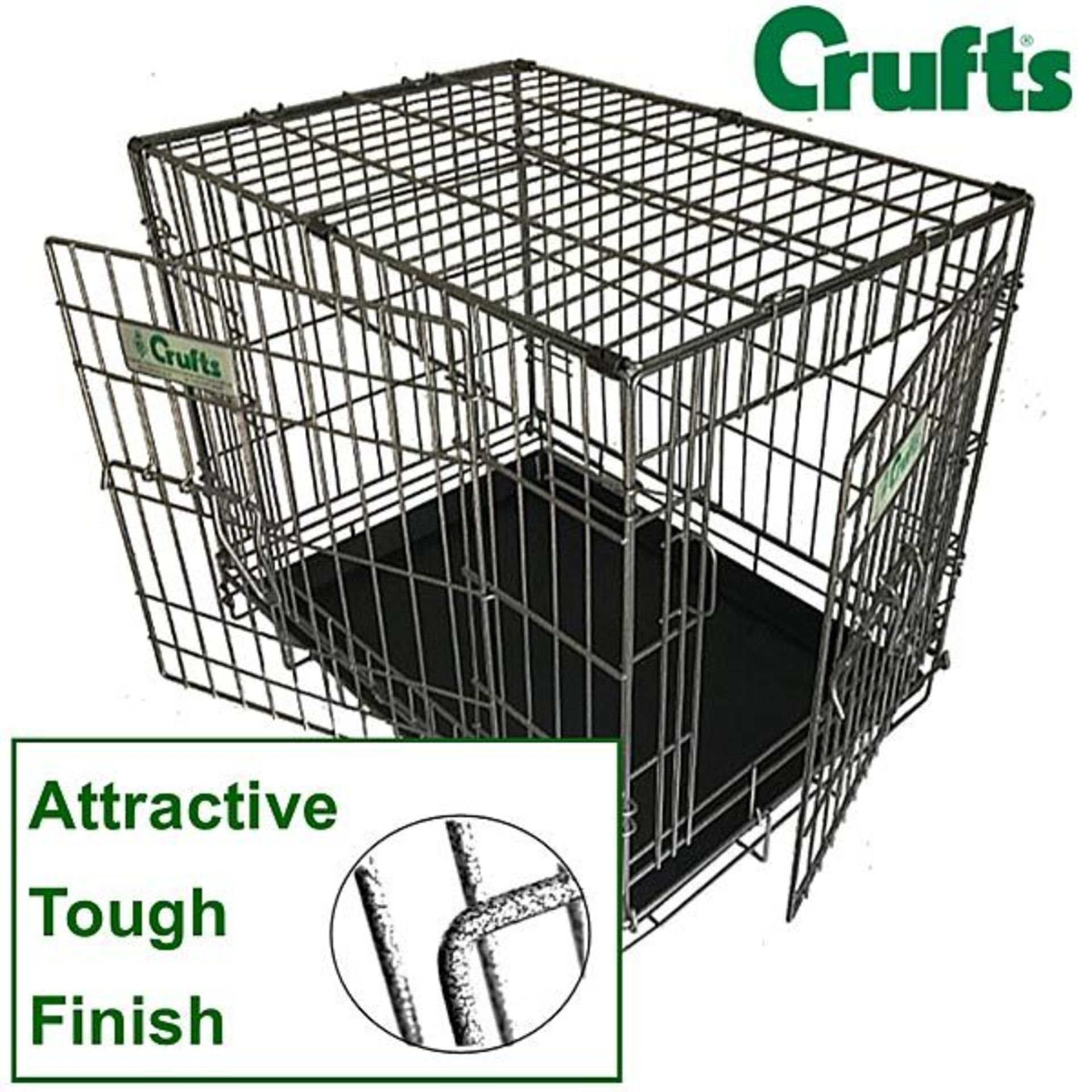 6 x Crufts Two door Crufts Dog Crates - The Kennel Club 30 in. Total RRP £528 - Image 2 of 2