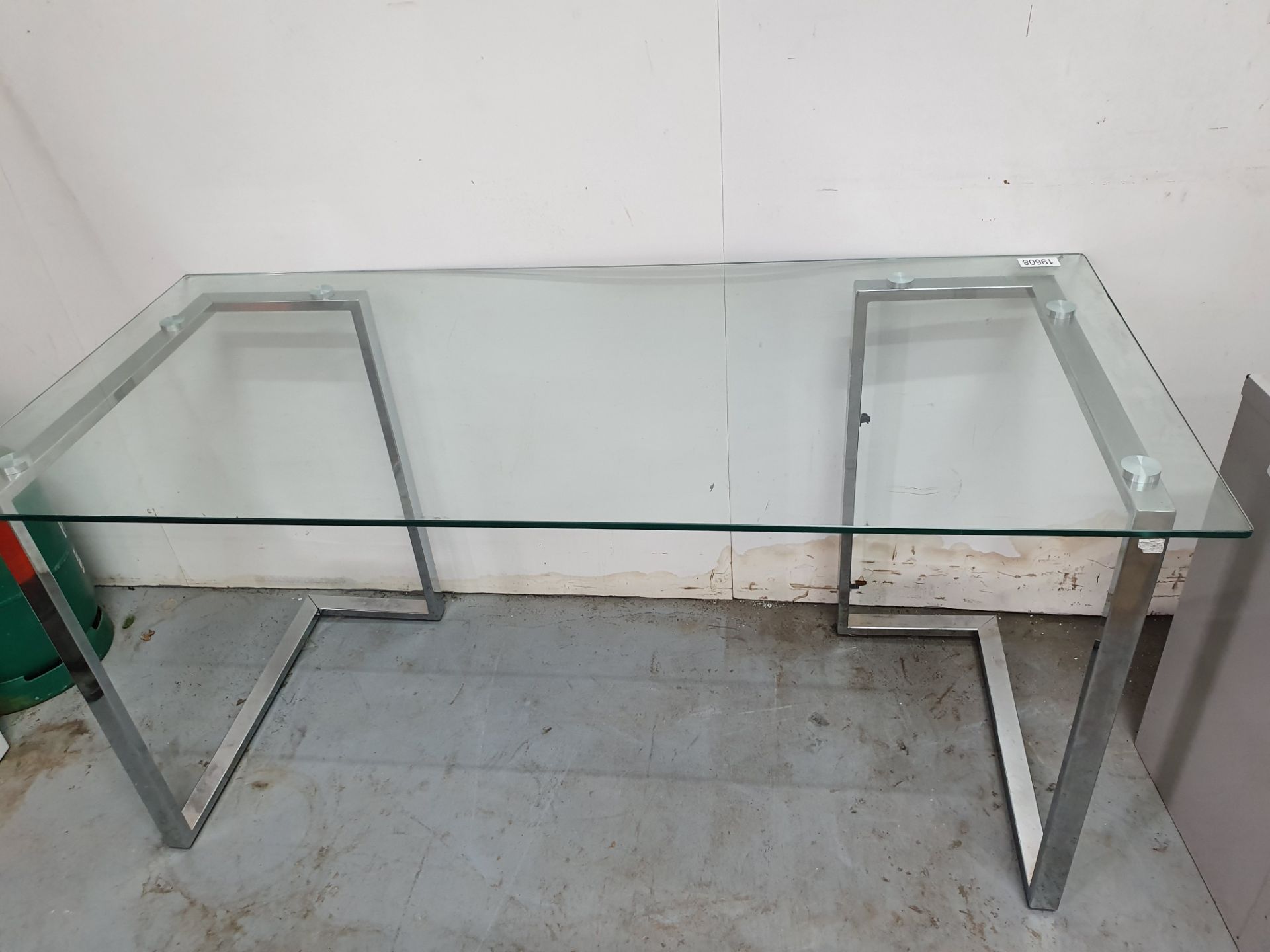 Glass Office Desk | 76cm x 150cm x 70cm