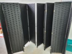 2 x Woven Folding Privacy Screens | 170cm x 200cm