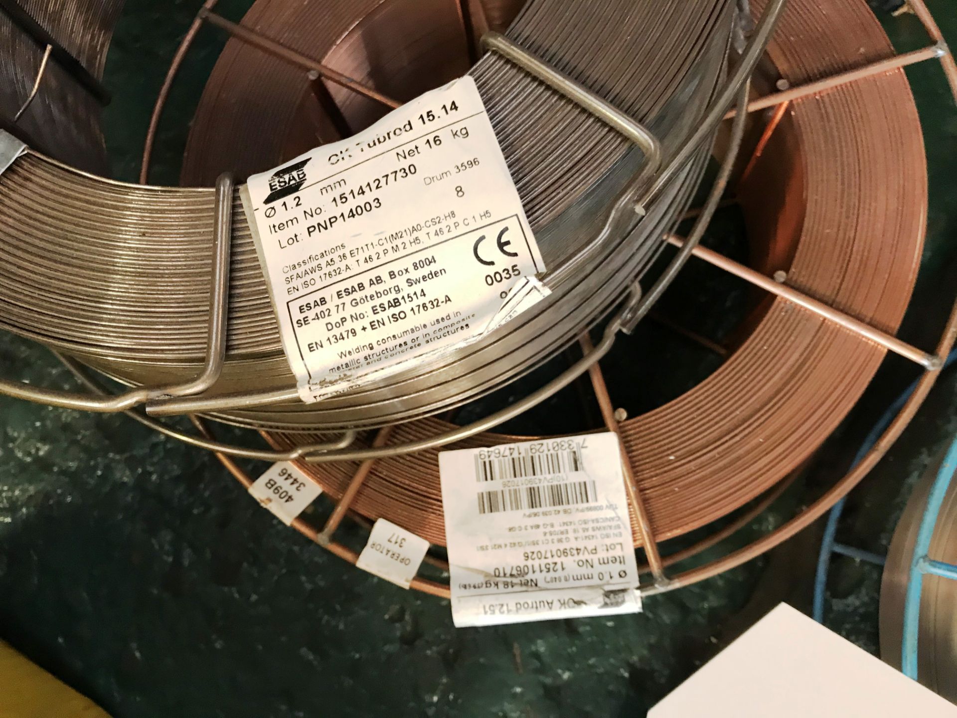 8 x Various Reels of Full / Part Used Welding Wire - As Pictured - Bild 5 aus 6
