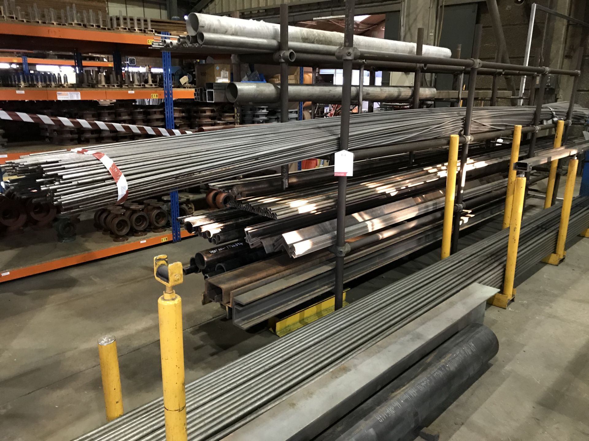 Quantity of Metal Stock as per pictures - SCAFFOLD RACK INCLUDED - Bild 2 aus 5