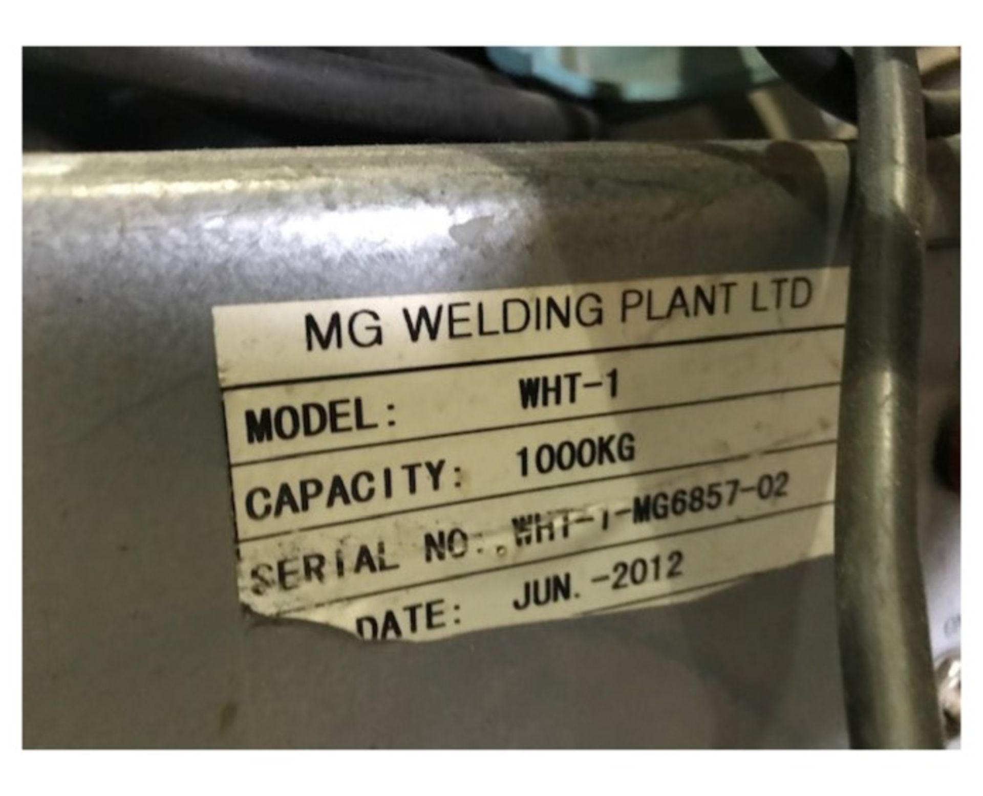 MG Welding Plant Limited Pipe Rotators - Image 2 of 4