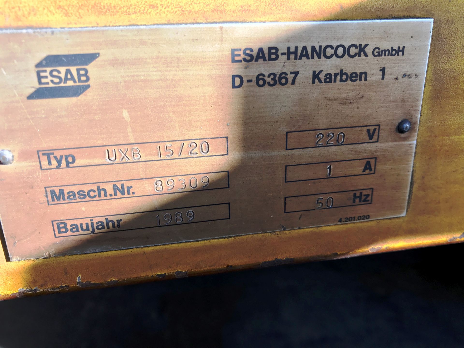 Esab Ultrarex UXB 15/20 CNC Profile Machine | YOM: 1989 - Image 6 of 6