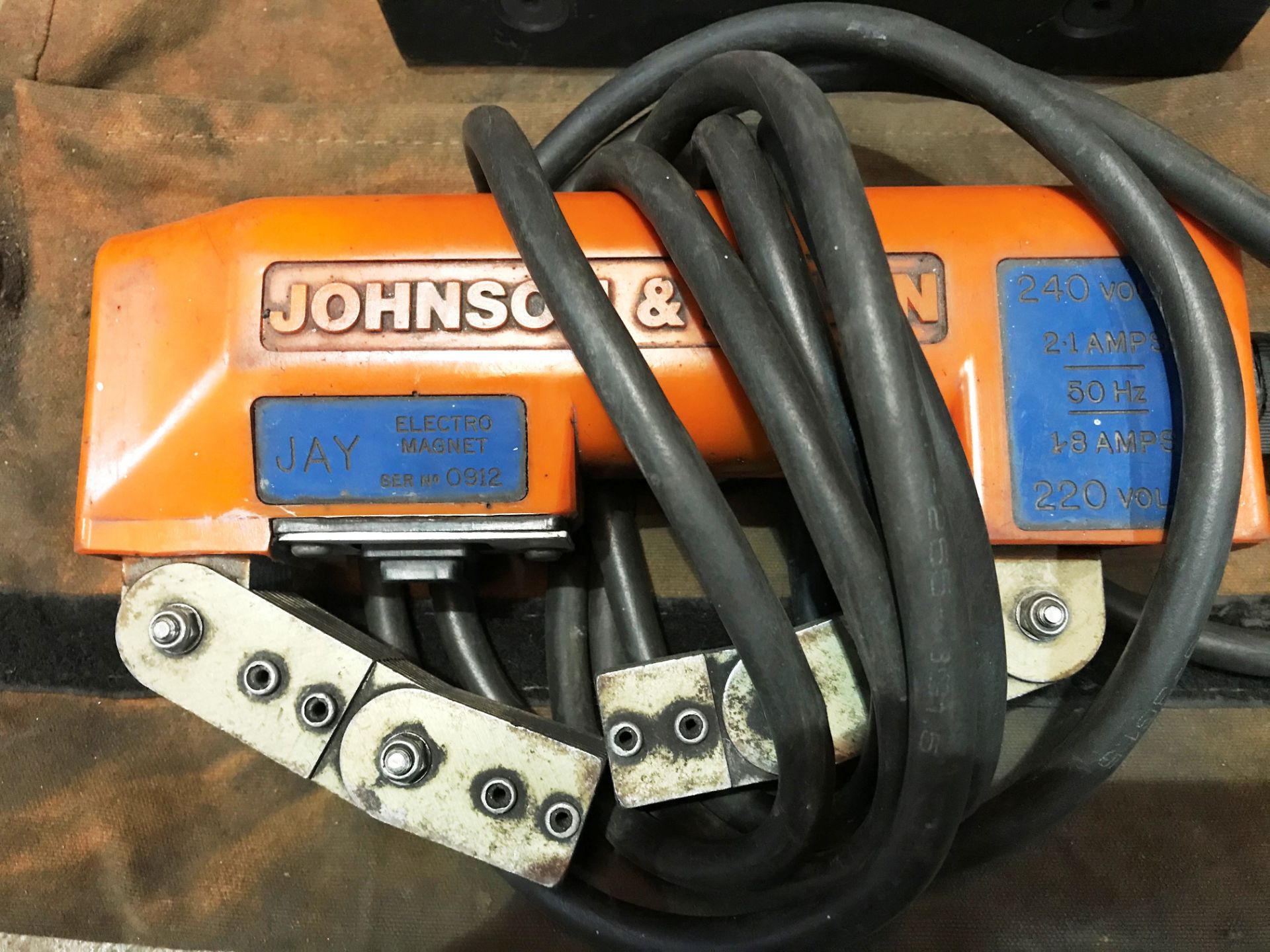 Johnson & Allen JAY Magnetic Particle Inspection Yoke w/ Test Weight - Image 2 of 3