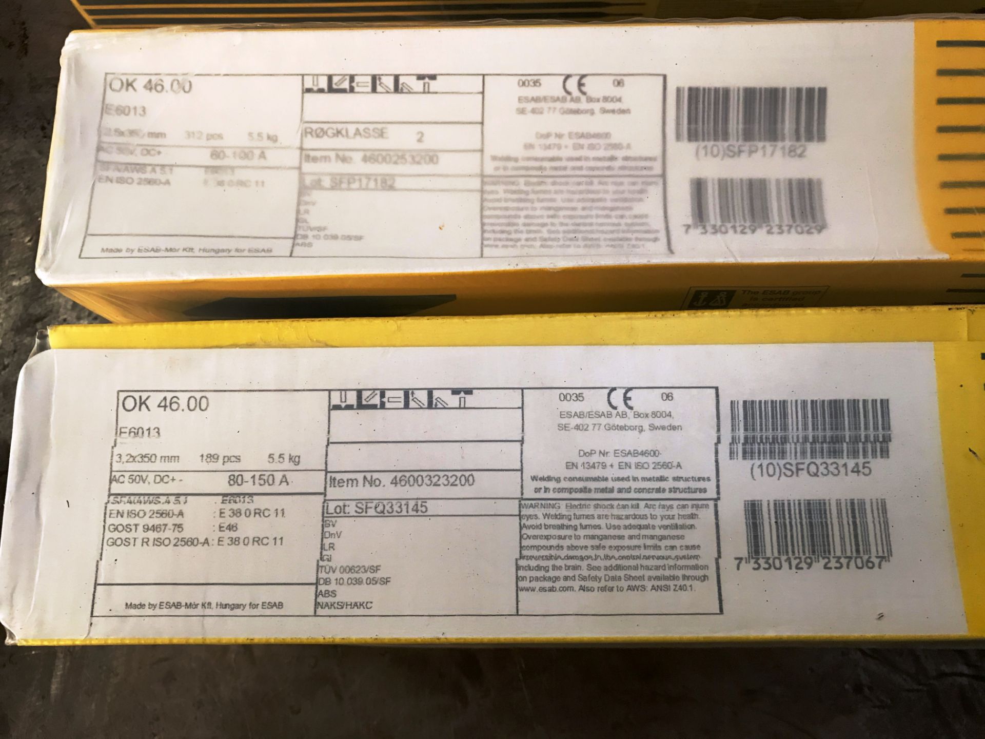 4 x ESAB OK 46.00 Welding Rods | Various Sizes & Quantities - As Pictured - Bild 2 aus 2